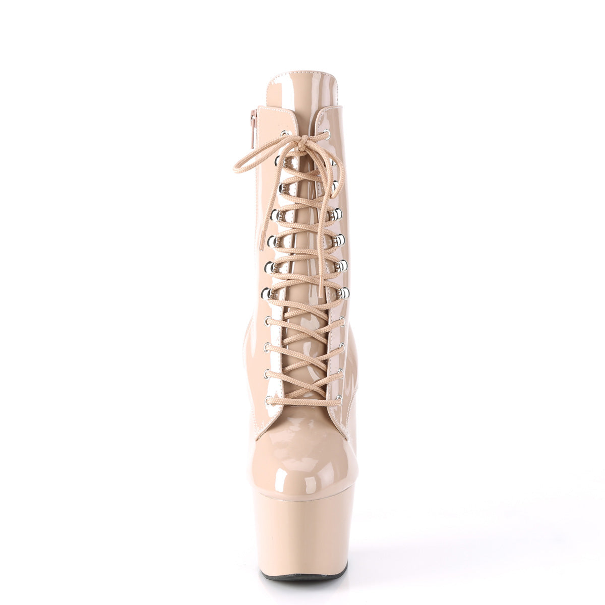 Pleaser Damen Knöchelstiefel ADORE-1020 Nude Pat / Nackt