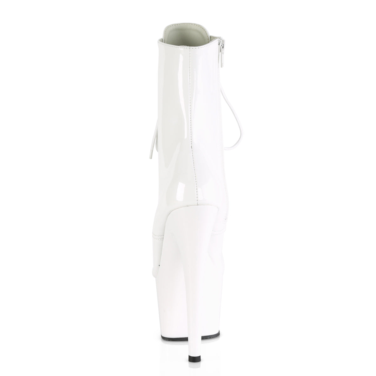Pleaser Damen Knöchelstiefel ADORE-1020 WHT PAT / WHT