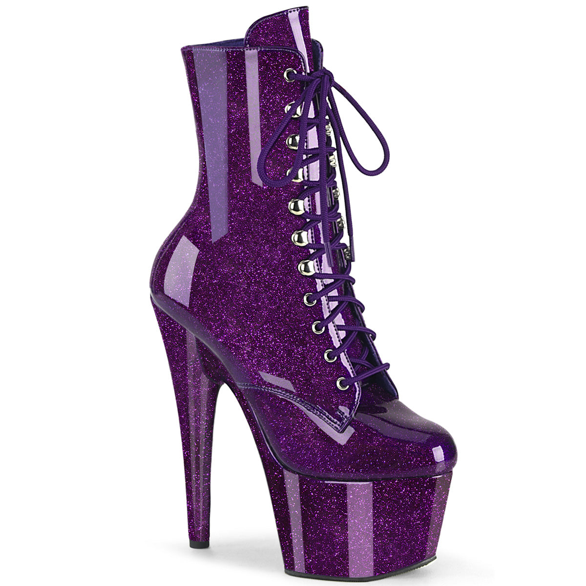 Pleaser ADORE-1020gp lila glitzer pat/m