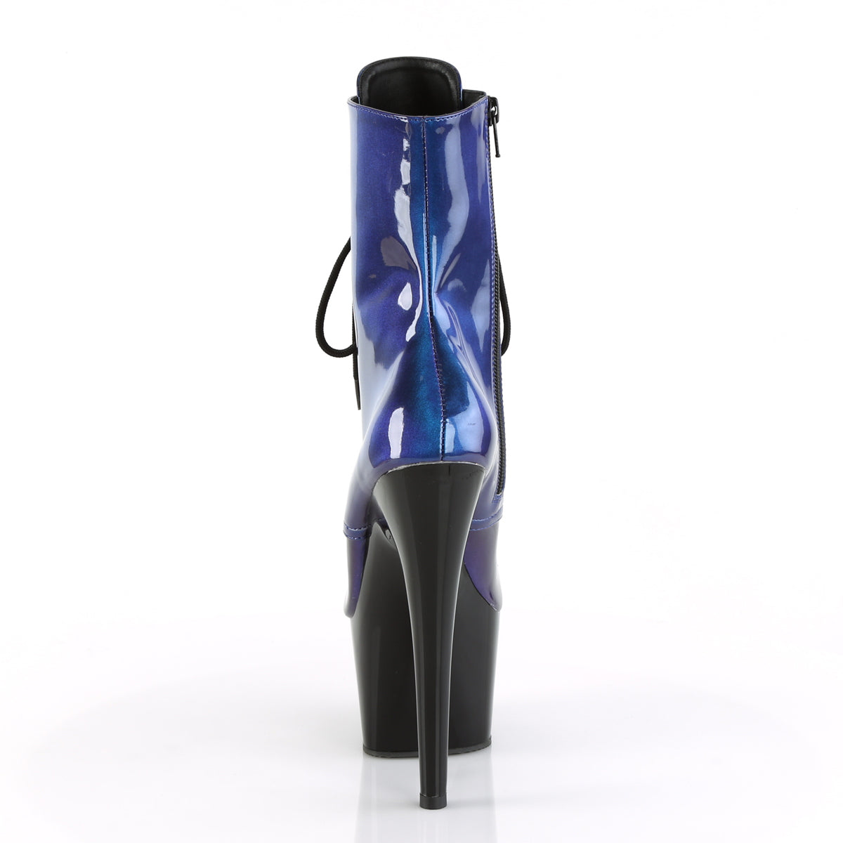 Pleaser Damen Knöchelstiefel ADORE-1020SHG Blue-Purple / BLK