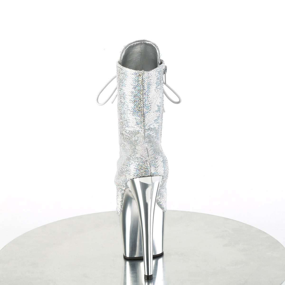 Pleaser ADORE-1020 SQ-02 SLV-Holo-Pailletten/SLV-Chrom