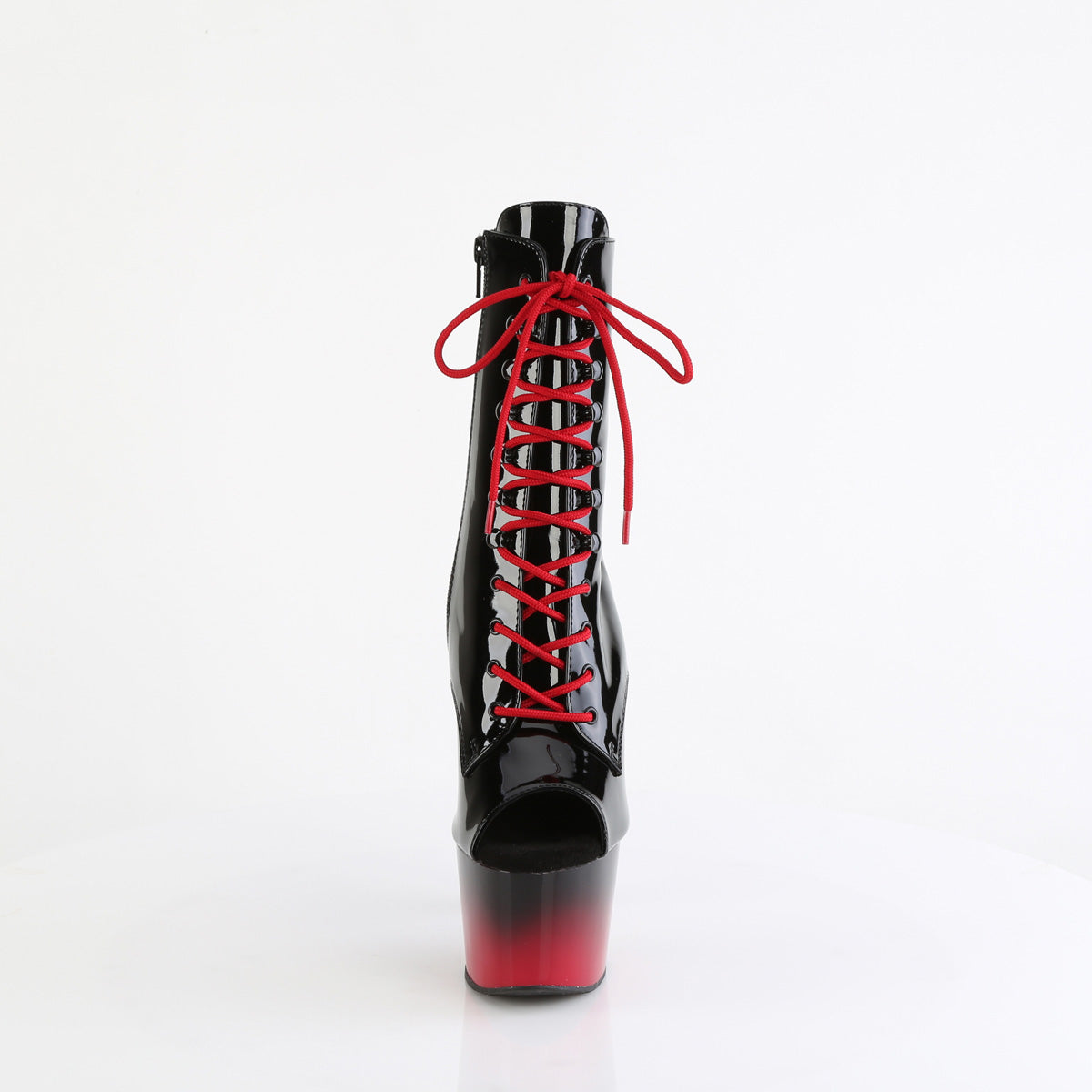Pleaser ADORE-1021BR-H Blk Pat/Blk-Red