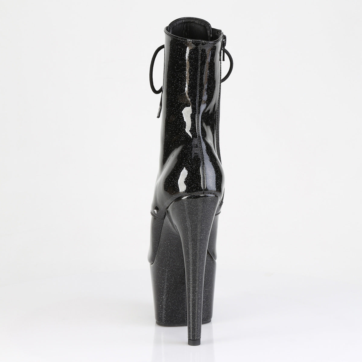Pleaser Women's Platform Shoes ADORE-1021GP Blk Glitter Pat/M