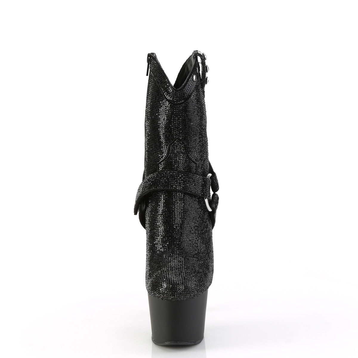 Pleaser Ankle Boots ADORE-1029RS Blk RS/Blk Matte