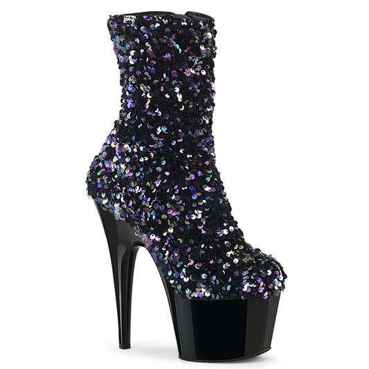Pleaser   ADORE-1042SQ BLK Multi -Sequins/BLK