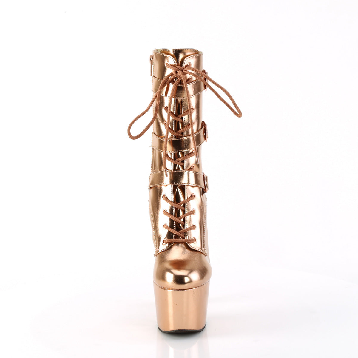 Pleaser ADORE-1043 Roségold Metallic PU/Matching