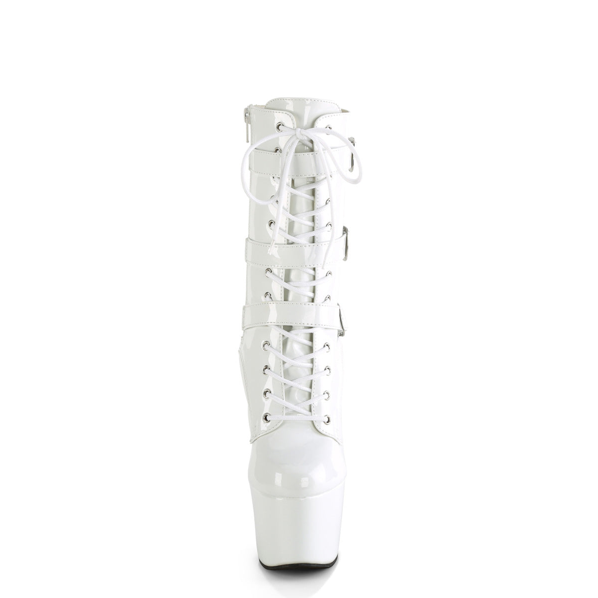 Pleaser ADORE-1043 WHT PAT/WHT PAT