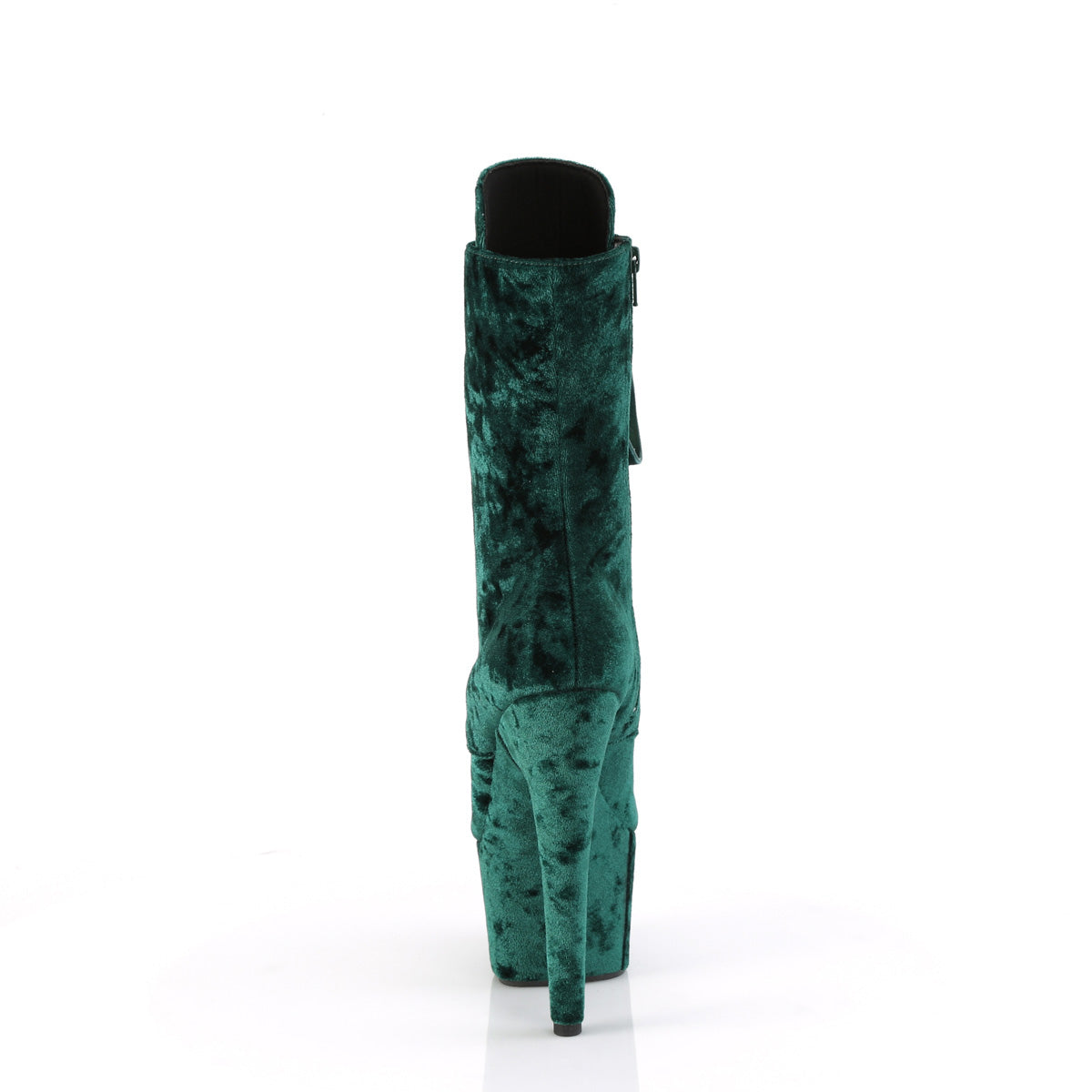 Pleaser Stiefeletten ADORE-1045 VEVVE Emerald Green Velvet/Emerald Green Velvet
