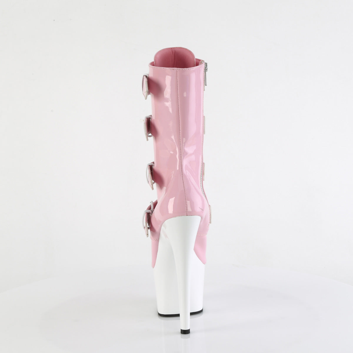 Pleaser ADORE-1046tt B. Pink Holo Pat/WHT