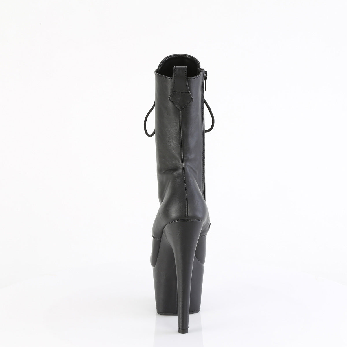 Pleaser ADORE-1049WR BLK FAUX LE/BLK MATTE