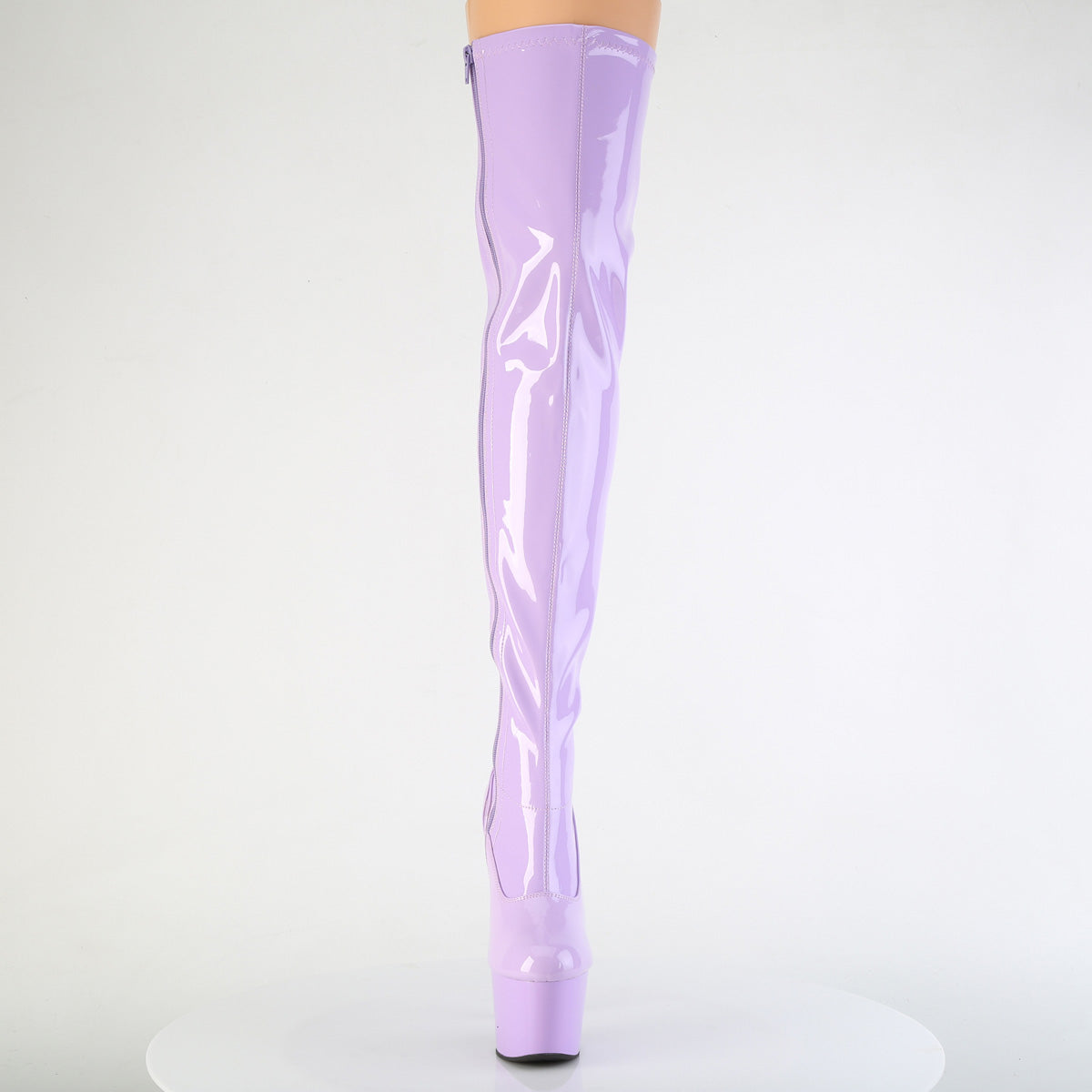 Pleaser Women's Platform Shoes ADORE-3000 Lavender Str. Pat/Lavender