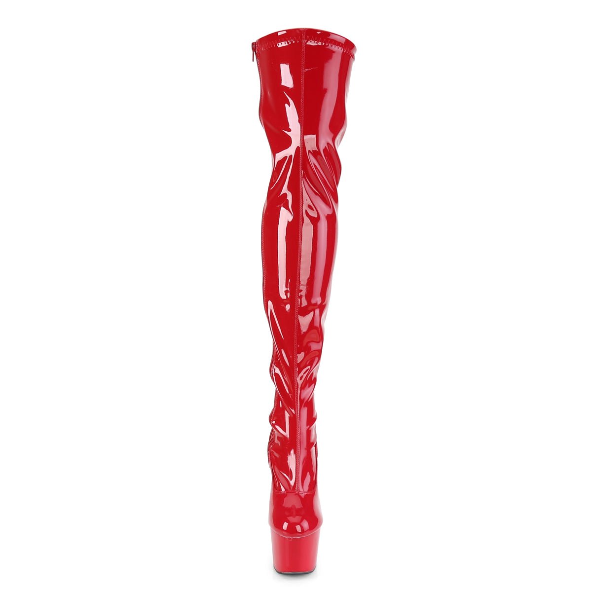 Pleaser Womens Boots. ADORE-3000 Red Str Pat / rot