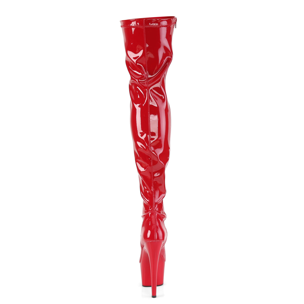 Pleaser Womens Boots. ADORE-3000 Red Str Pat / rot