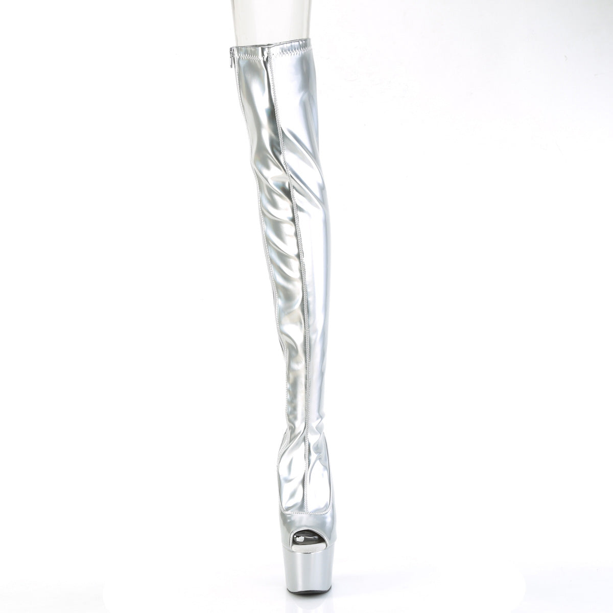 Pleaser ADORE-3011HWR SLV STR. Holo/SLV Holo