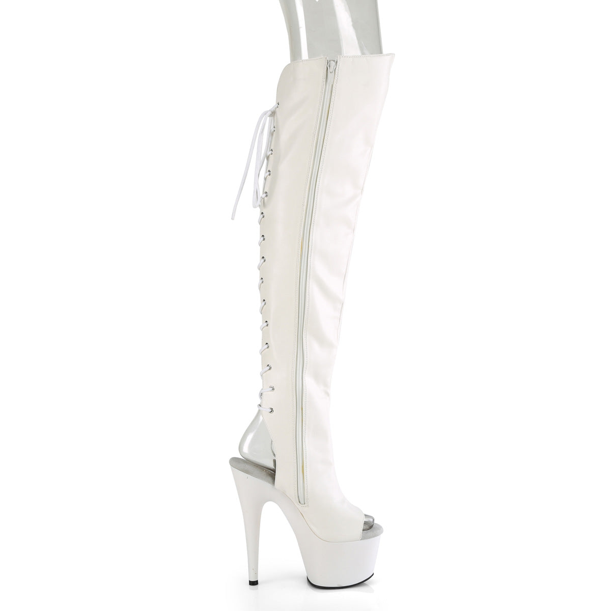 Pleaser ADORE-3019 WHT Kunstleder/WHT Matte