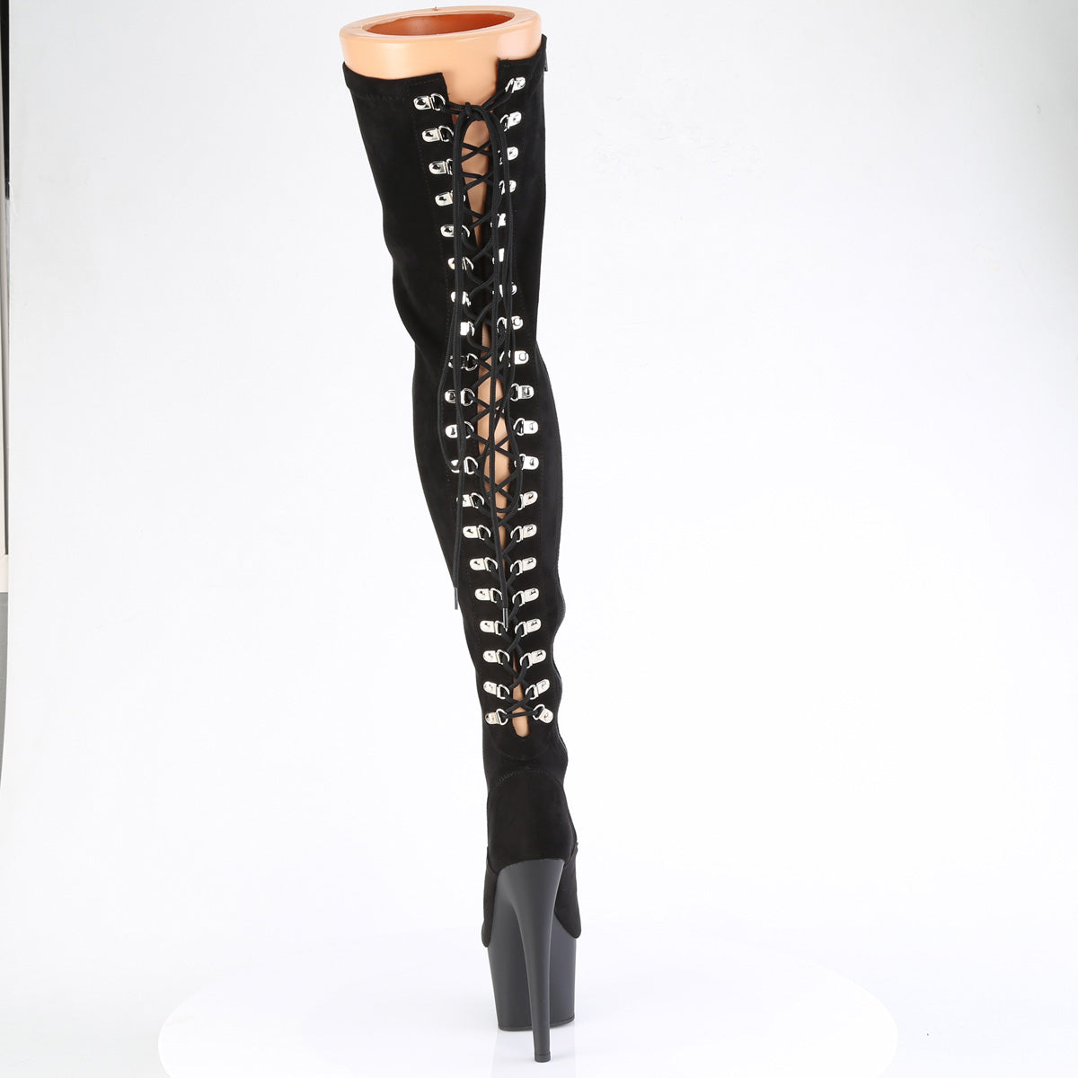 Pleaser ADORE-3063 Blk Str Microfiber/Blk Matte
