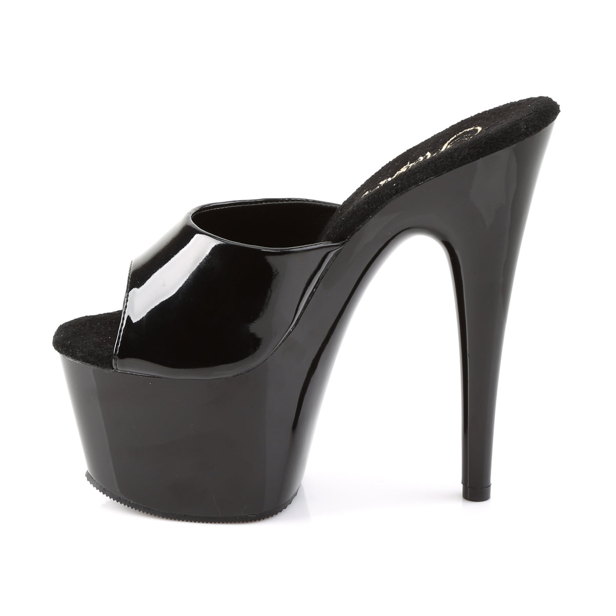 Pleaser Damen Sandalen ADORE-701 BLK Pat / BLK
