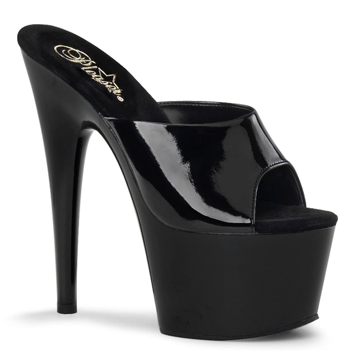 Pleaser Damen Sandalen ADORE-701 BLK Pat / BLK
