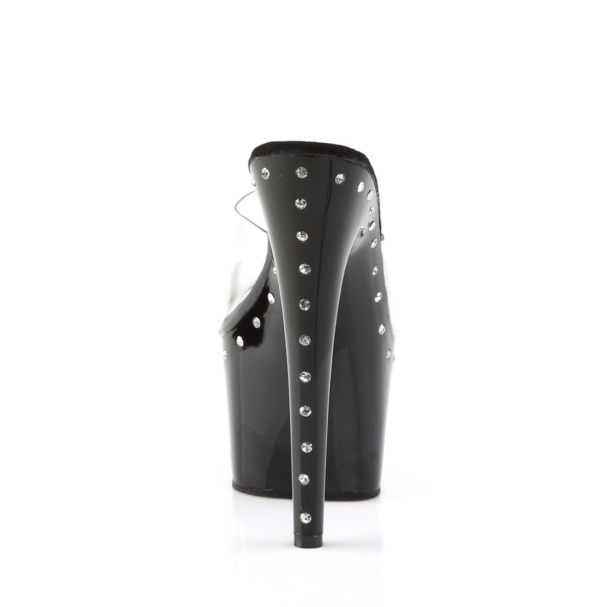 Pleaser Damen Sandalen ADORE-701ls CLR / BLK