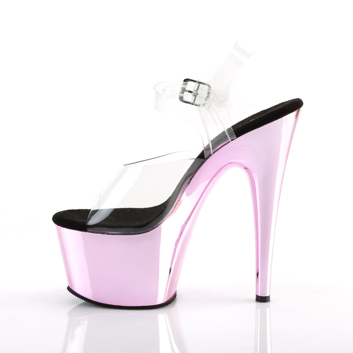 Pleaser Damen Sandalen ADORE-708 CLR / B. Rosa Chrome