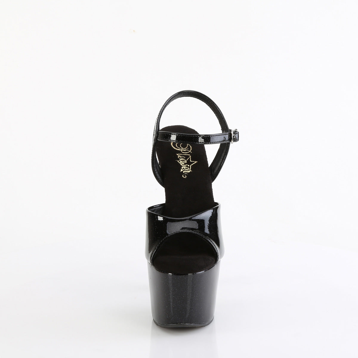 Pleaser ADORE-709GP BLK Glitter Pat/M.
