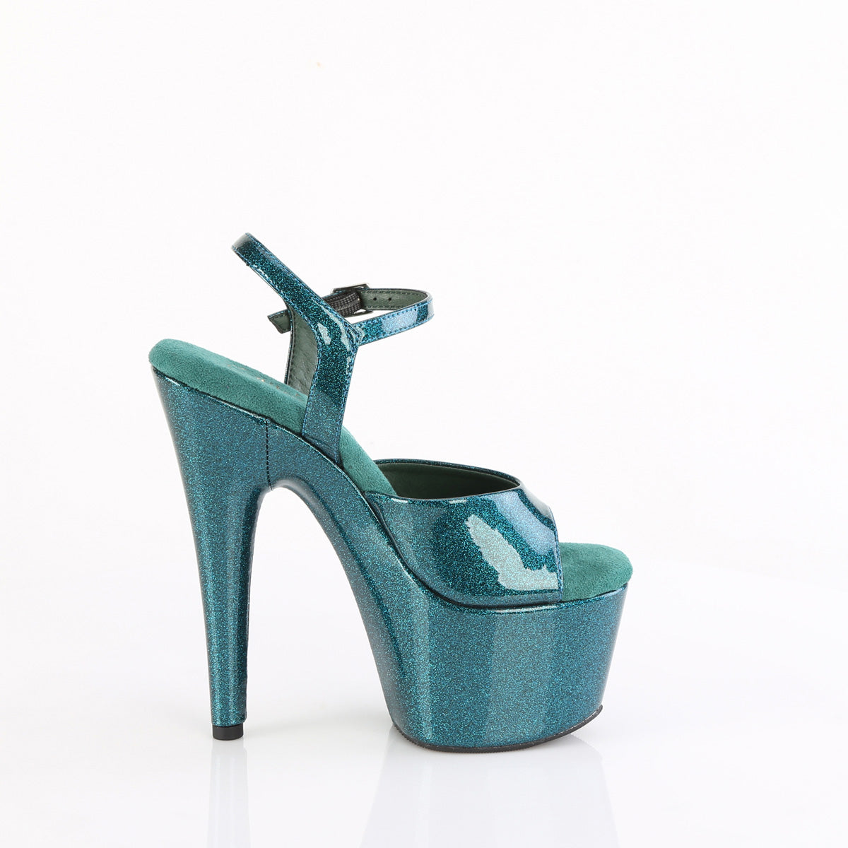 Pleaser ADORE-709gp blaugrüne glitter pat/m