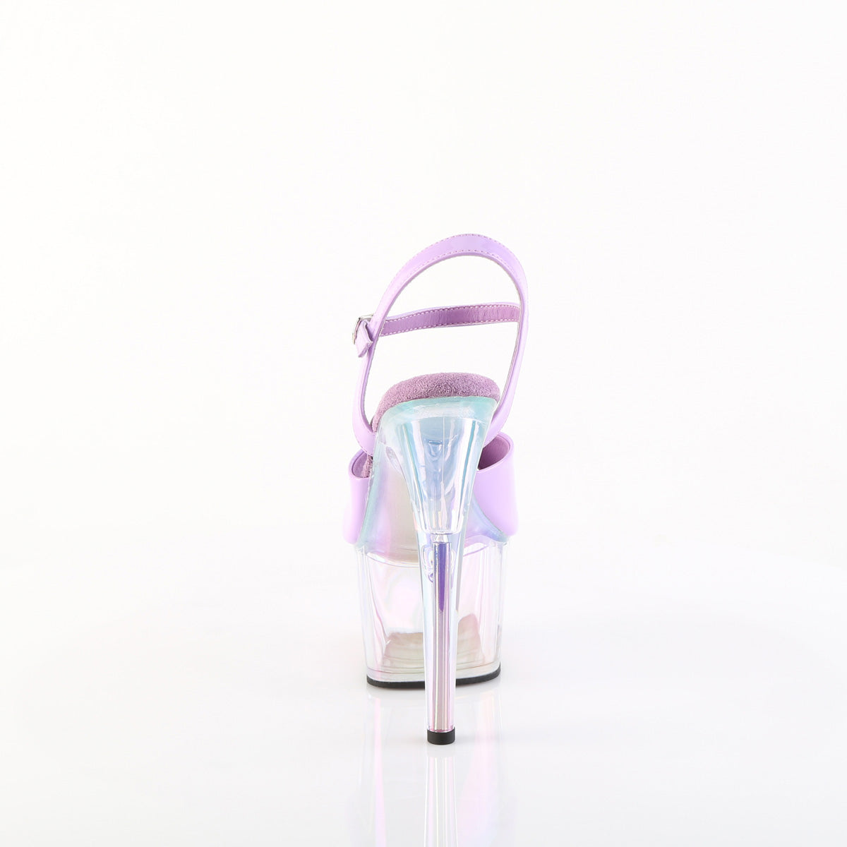 Pleaser Women's Platform Shoes ADORE-709HT Lavender Holo/Holo Tinted