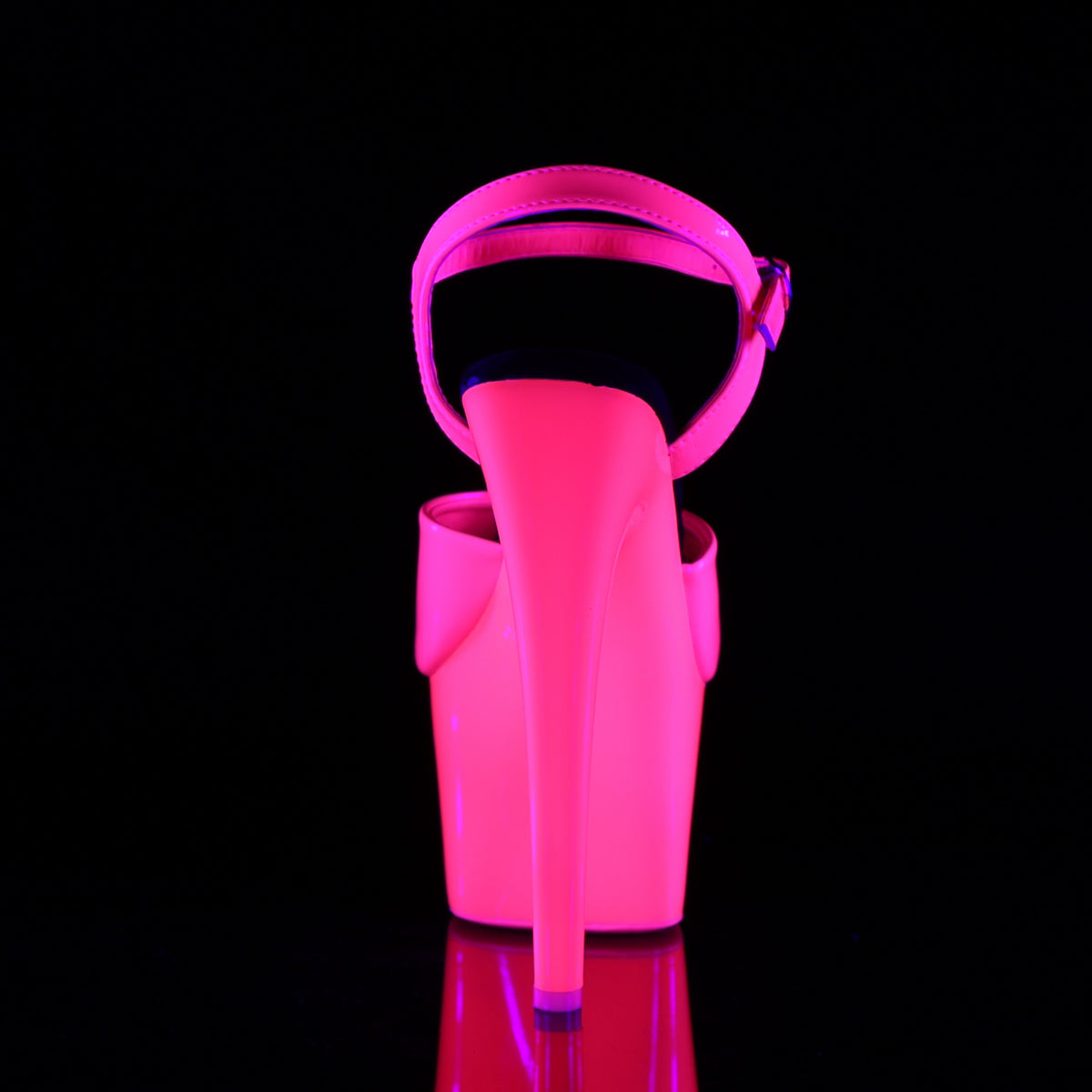 Pleaser Damen Sandalen ADORE-709uv Neon H. Pink Pat / Neon H. Pink