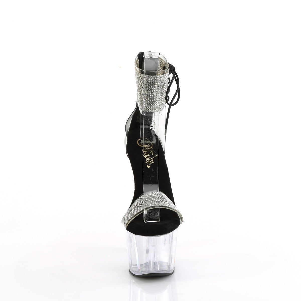 Pleaser ADORE-727RS CLR-BLK/CLR