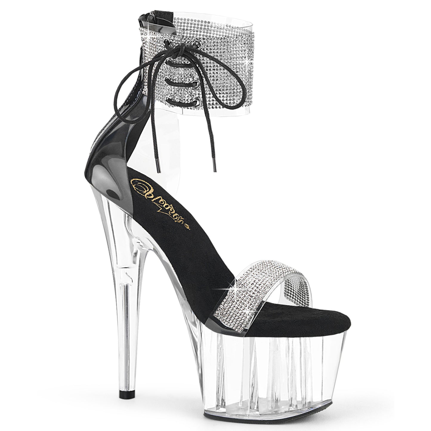 Pleaser ADORE-727RS CLR-BLK/CLR