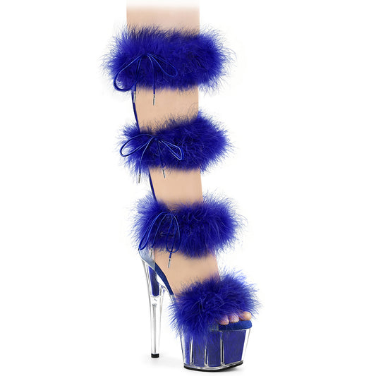 Pleaser   ADORE-728f clr-royal blaues Fell/m