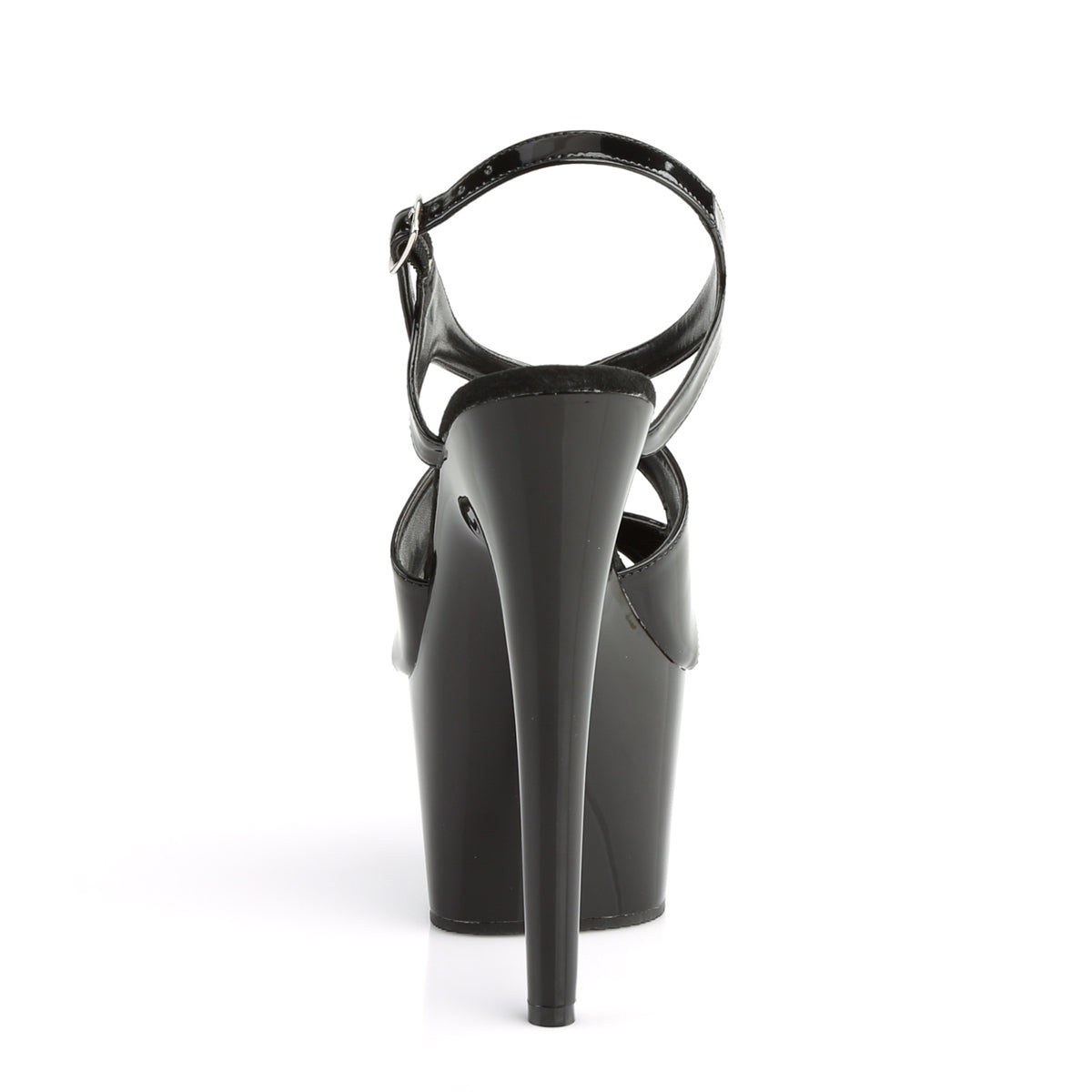 Pleaser Damen Sandalen ADORE-730 BLK Pat / BLK