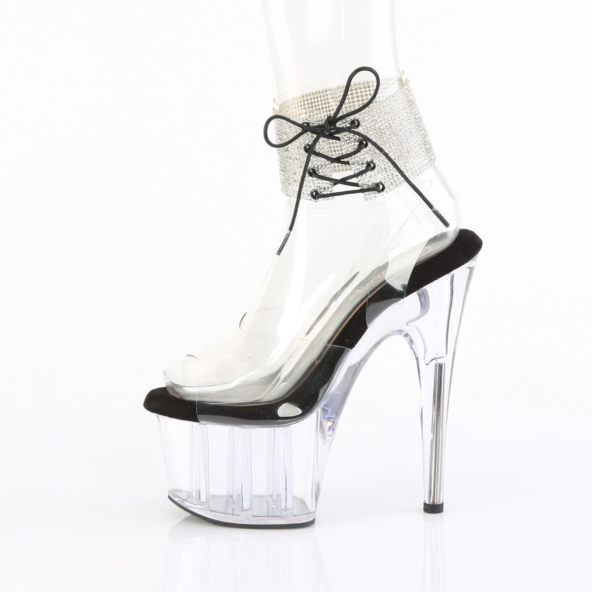 Pleaser ADORE-791-2RS Clr-Blk/Clr
