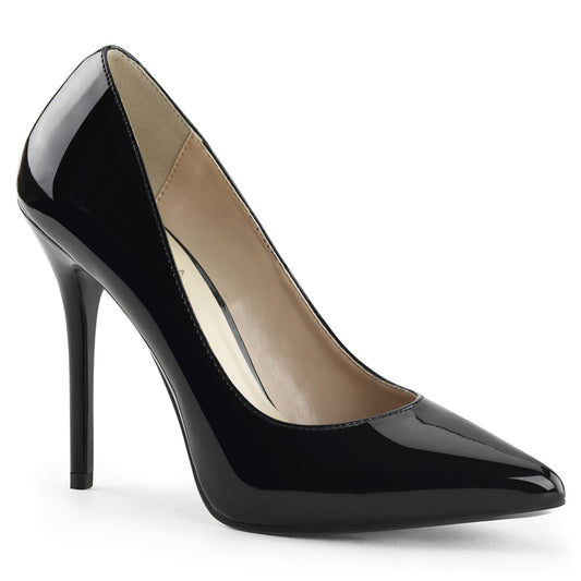 Pleaser Frauenpumpen AMUSE-20 BLK-Pat.