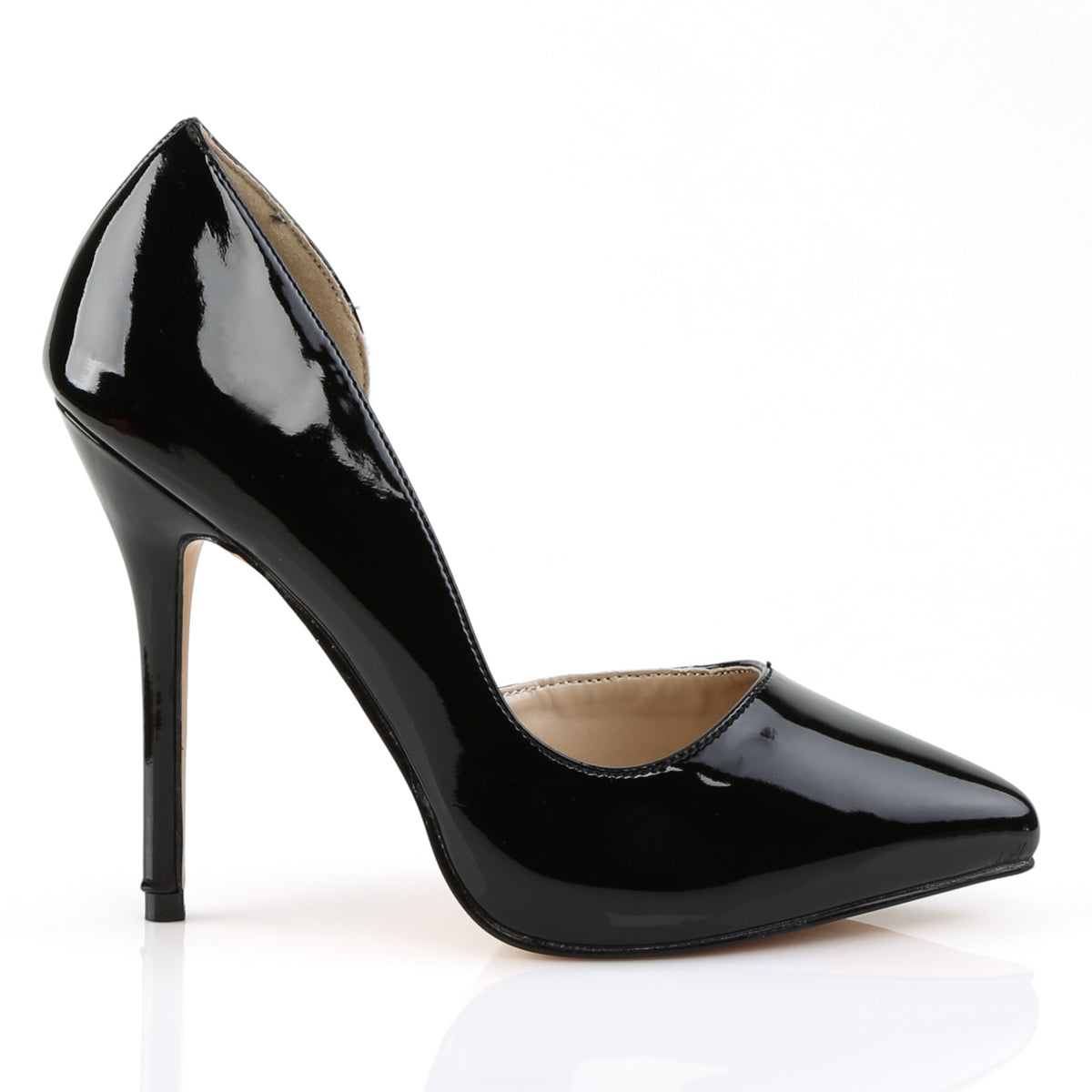 Pleaser Frauenpumpen AMUSE-22 BLK Pat.