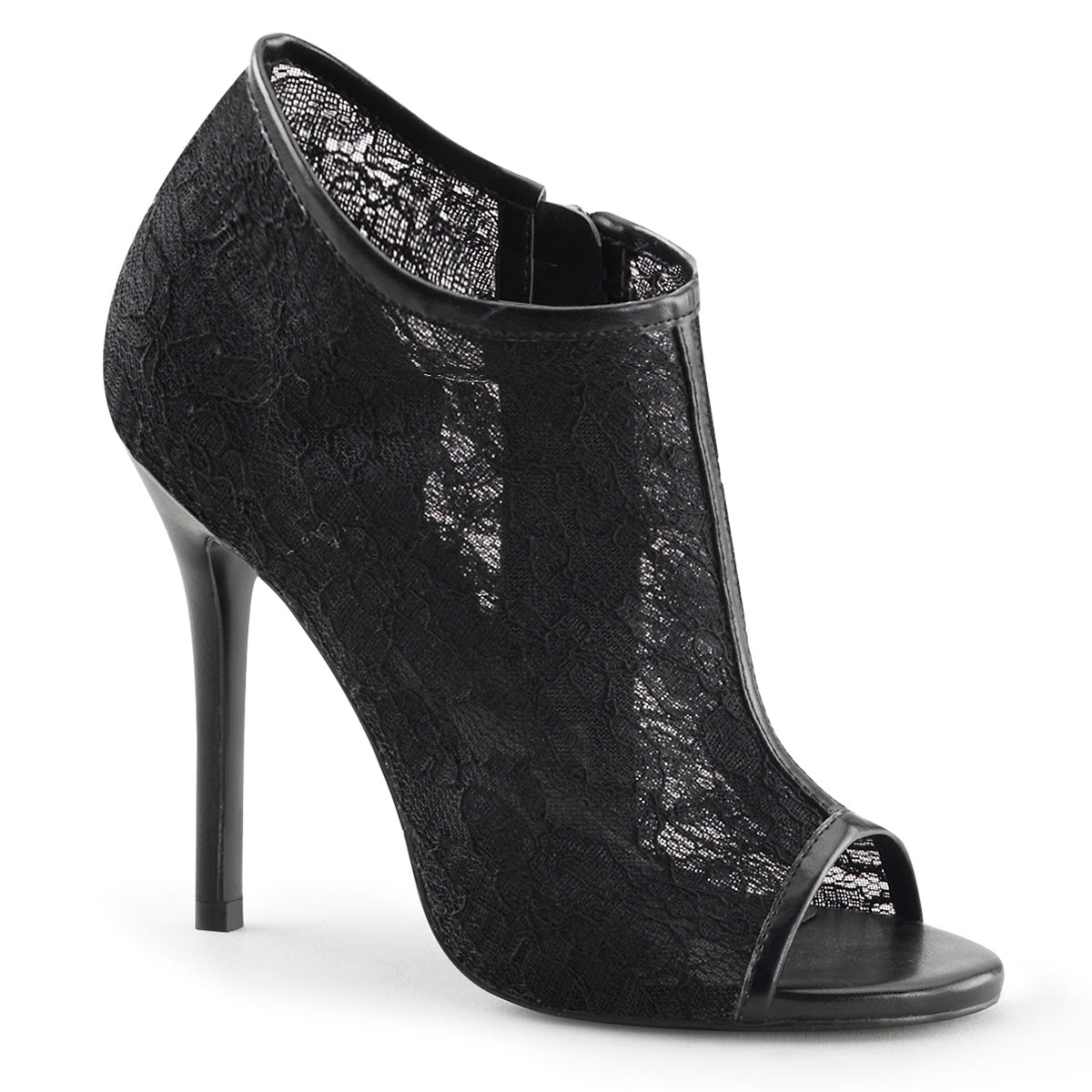 Fabulicious Damen Sandalen AMUSE-56 BLK Lace-Mesh