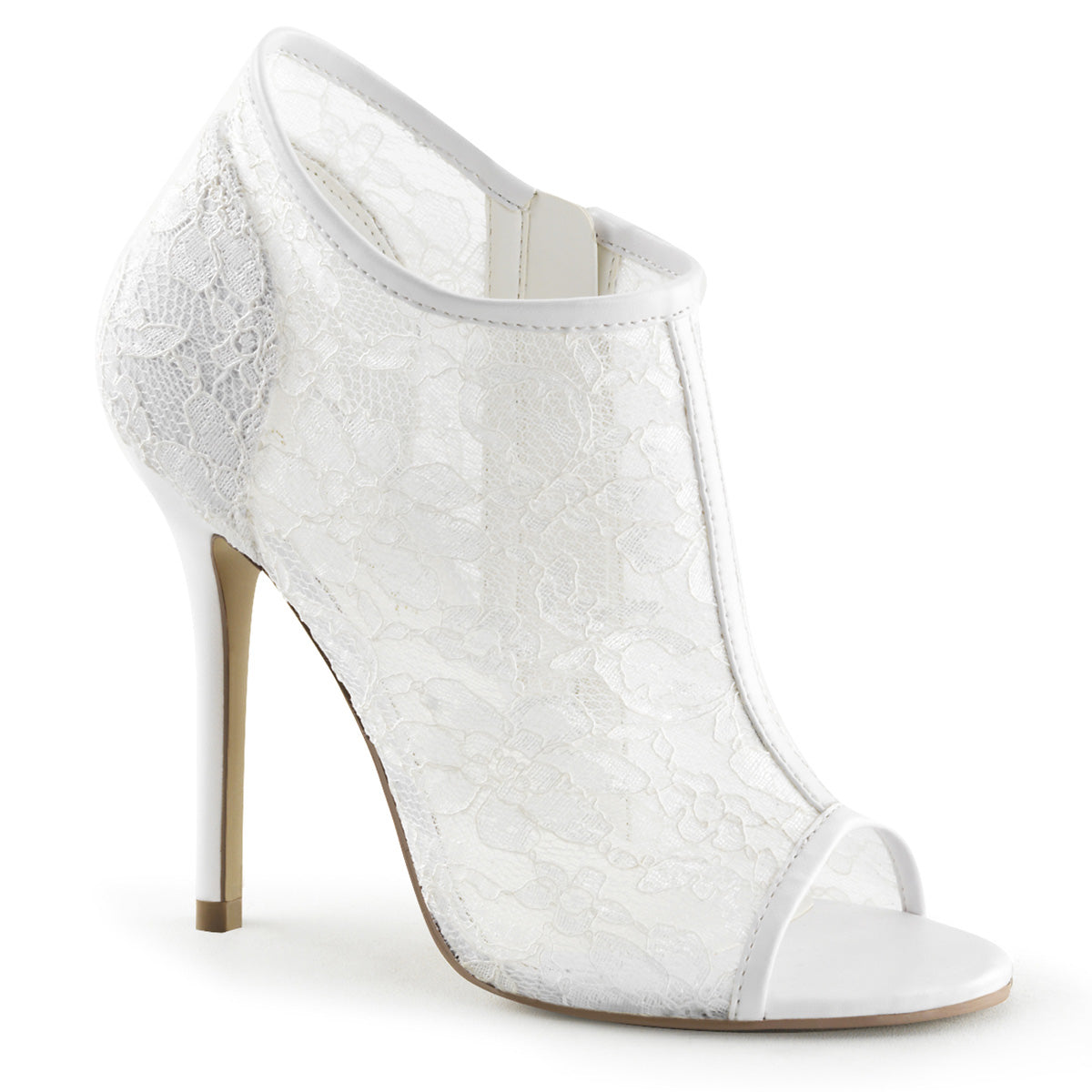 Fabulicious Damen Sandalen AMUSE-56 Elfenbein Lace-Mesh