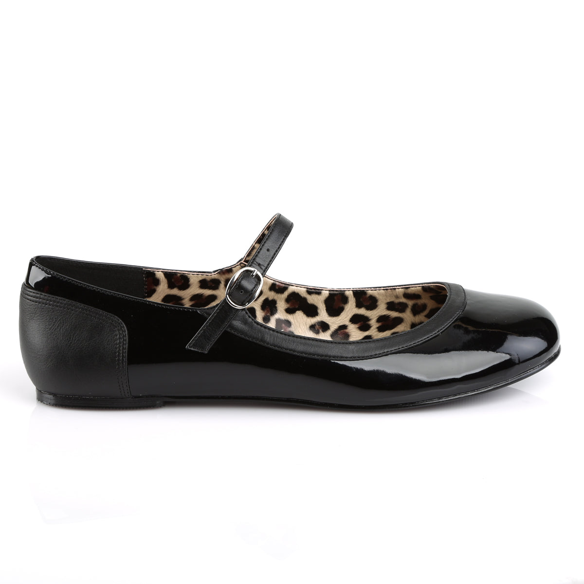 Pleaser Pink Label Frauenpumpen ANNA-02 BLK Pat-Faux Leder