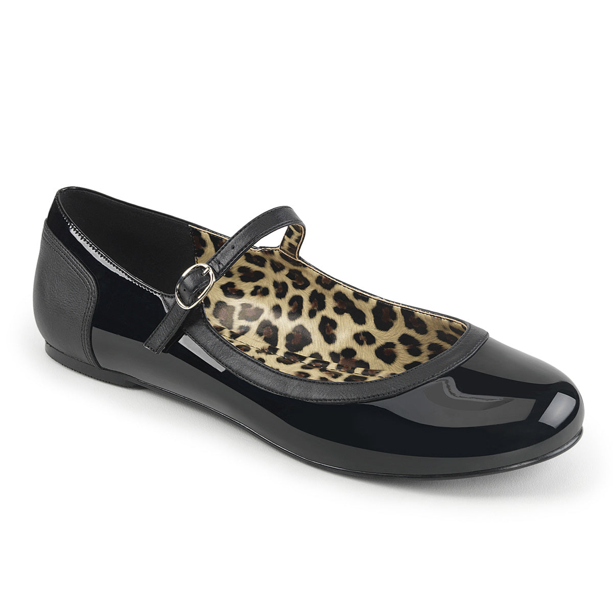 Pleaser Pink Label Frauenpumpen ANNA-02 BLK Pat-Faux Leder