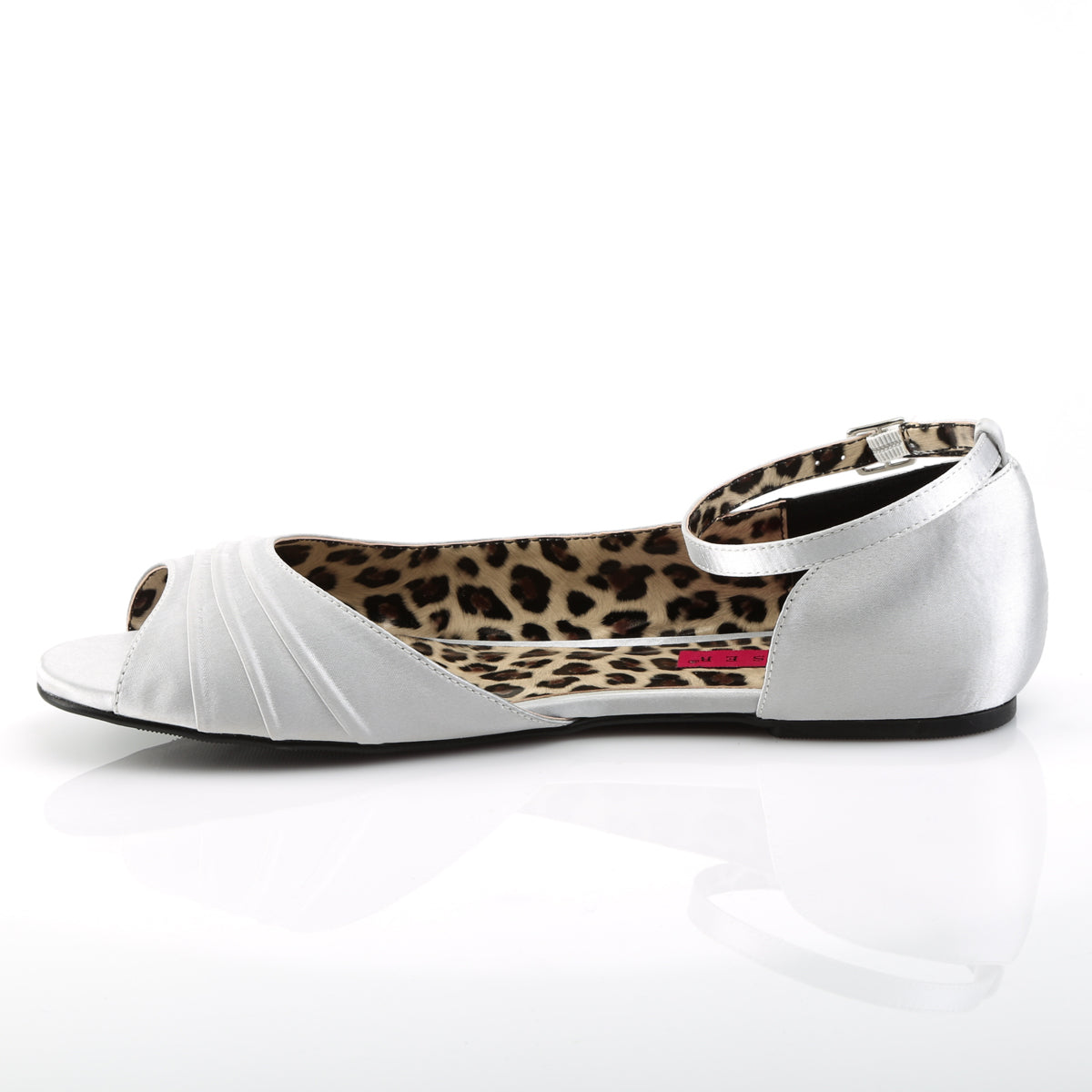 Pleaser Pink Label Frauenpumpen ANNA-03 SLV Satin.