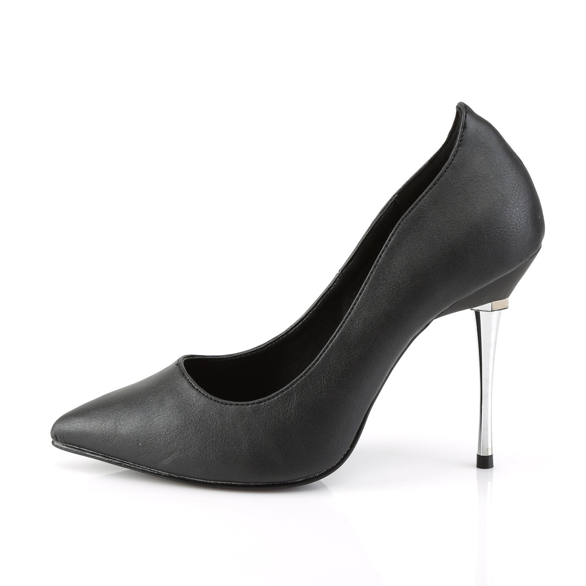 Pleaser Frauenpumpen APPEAL-20 BLK-Faux-Leder