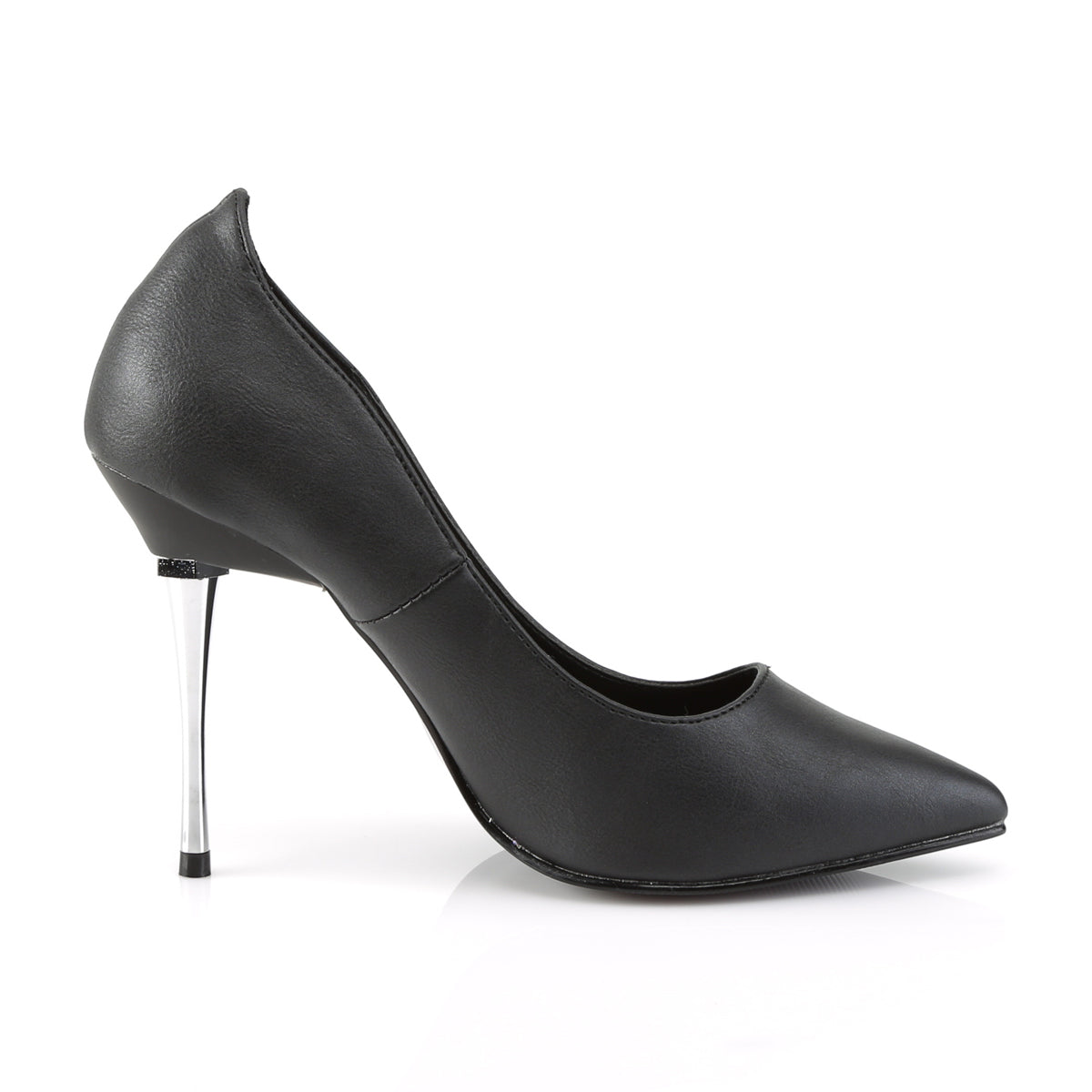 Pleaser Frauenpumpen APPEAL-20 BLK-Faux-Leder