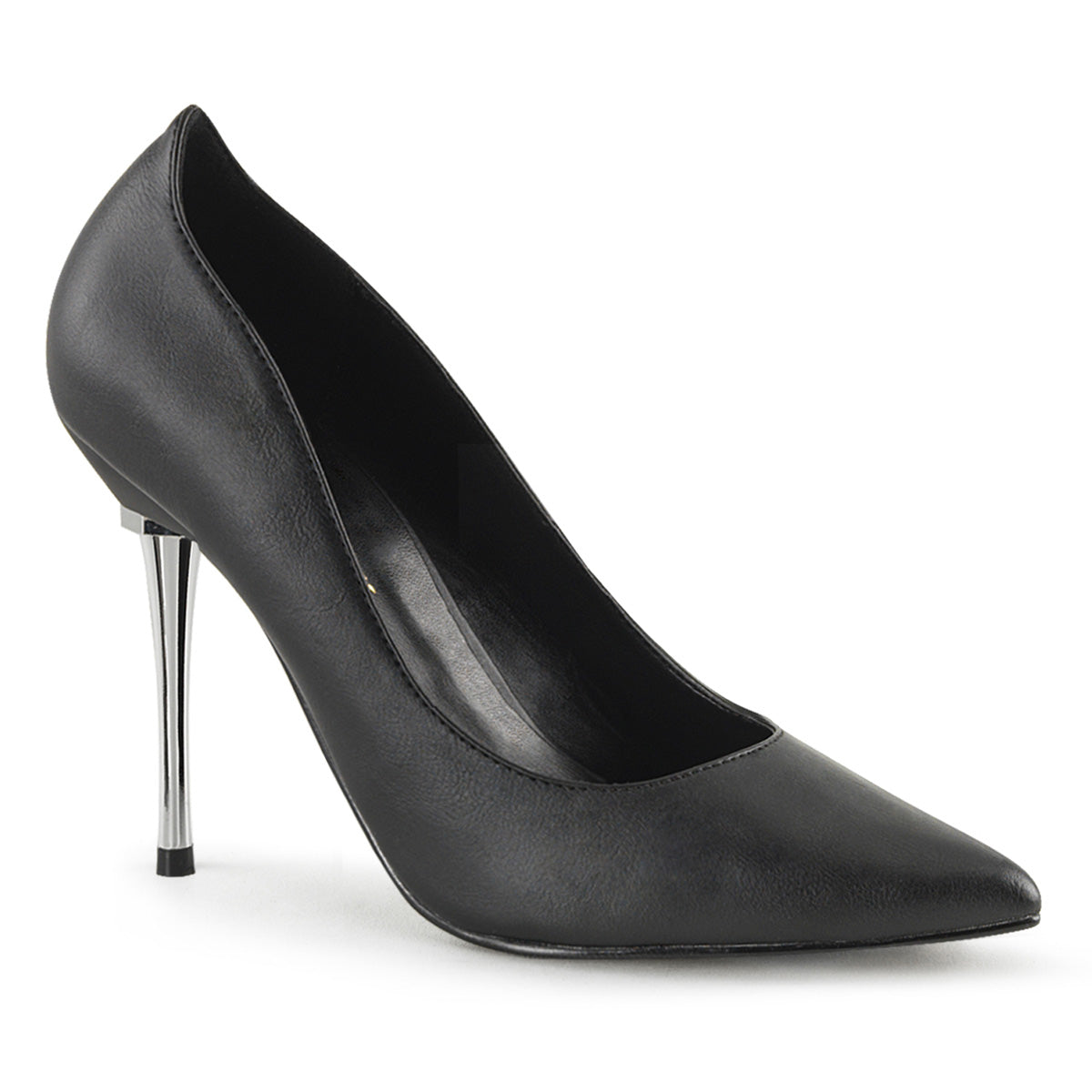 Pleaser Frauenpumpen APPEAL-20 BLK-Faux-Leder