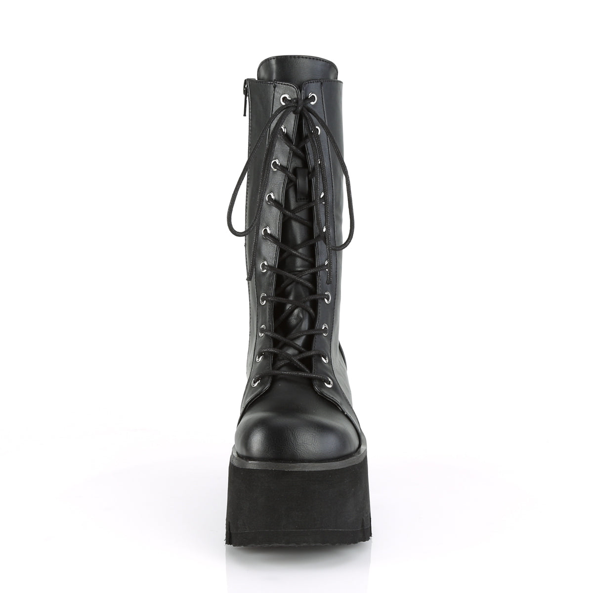 DemoniaCult Frauenstiefel ASHES-105 BLK Vegan Leder