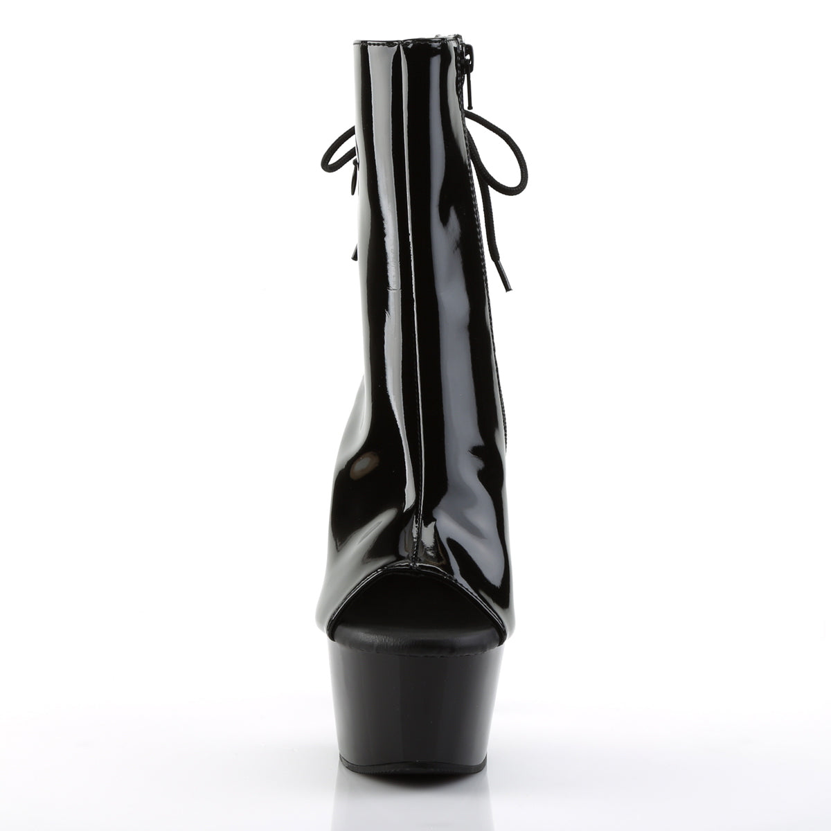 Pleaser Damen Knöchelstiefel ASPIRE-1018 BLK Pat / BLK