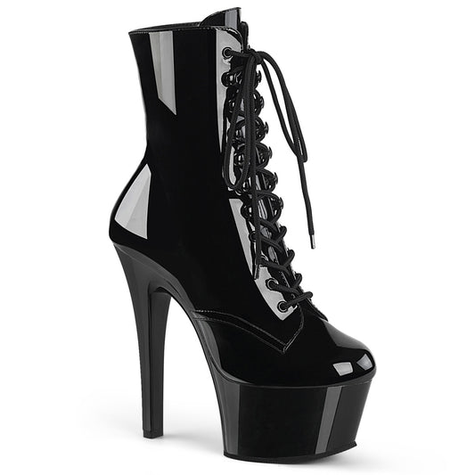 Pleaser Damen Knöchelstiefel ASPIRE-1020 blk pat / black