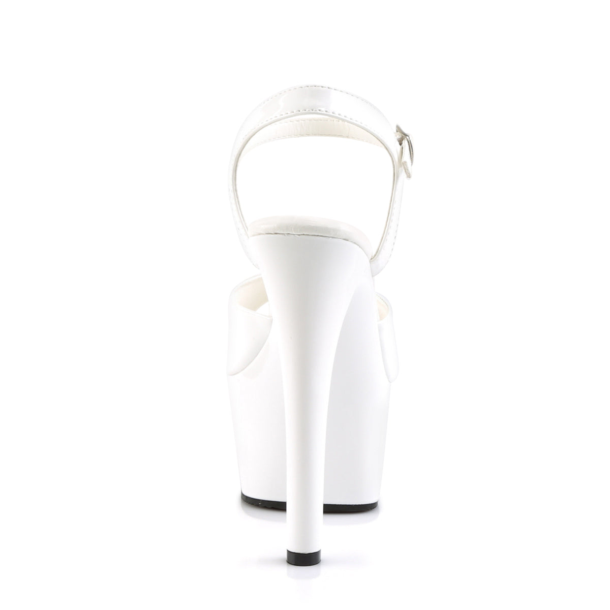 Pleaser Damen Sandalen ASPIRE-609 WHT PAT / WHT
