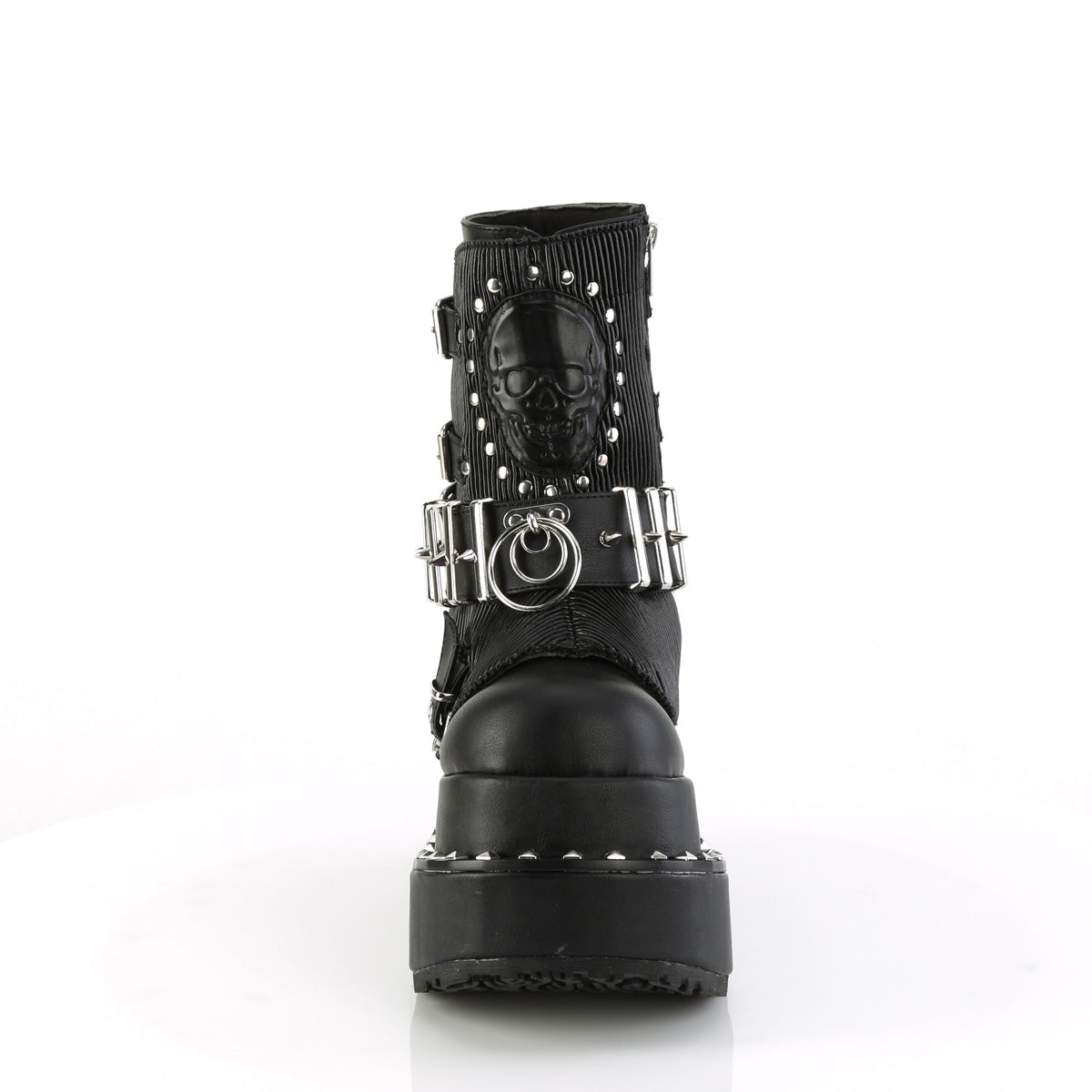 DemoniaCult Stiefeletten BEAR-150 BLK Vegan Leder