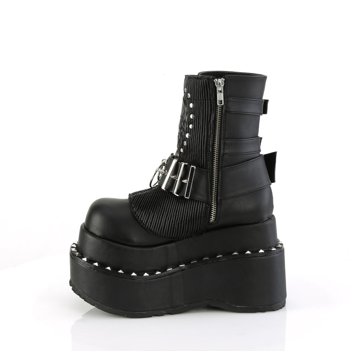 DemoniaCult Stiefeletten BEAR-150 BLK Vegan Leder