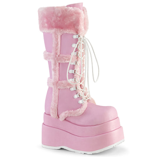 DemoniaCult   BEAR-202 B. Pink Vegan Leder